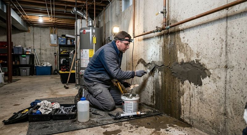 Basement Walls Waterproofing in Greenville, SC